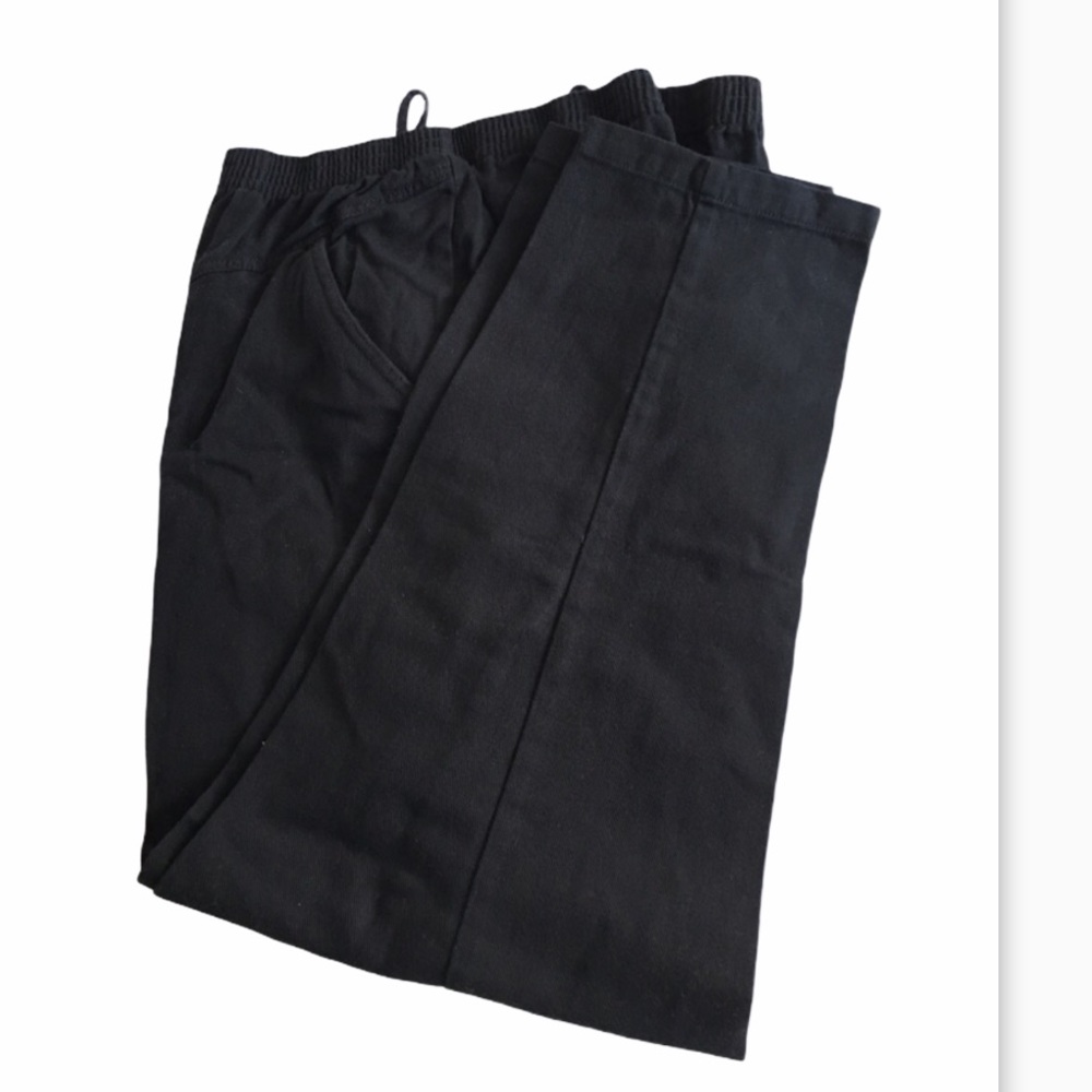 Vintage High Rise High Waist Blair Pull On Jeans 100% Cotton Black size 14